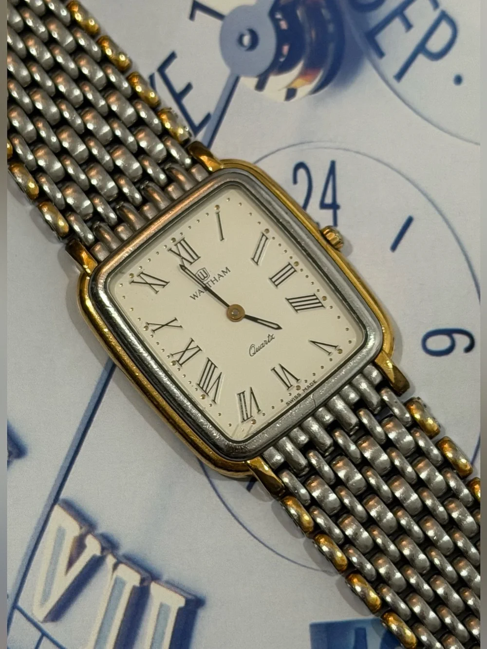 Vintage 1980s Waltham Quartz 6318026 Men’s Watch